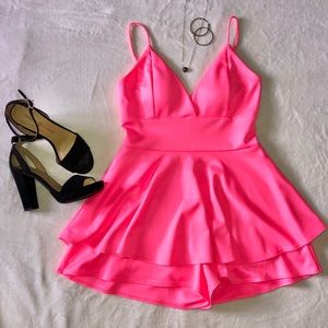 Hot Pink Romper